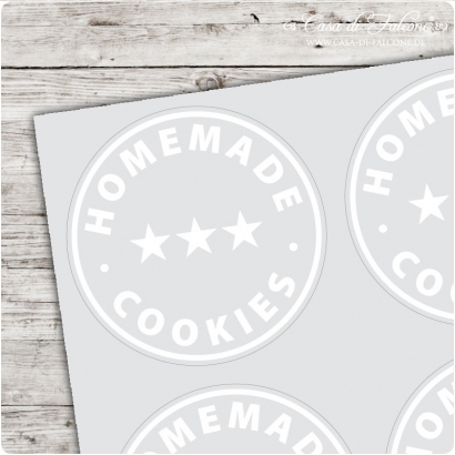Motivaufkleber - Homemade Cookies positiv