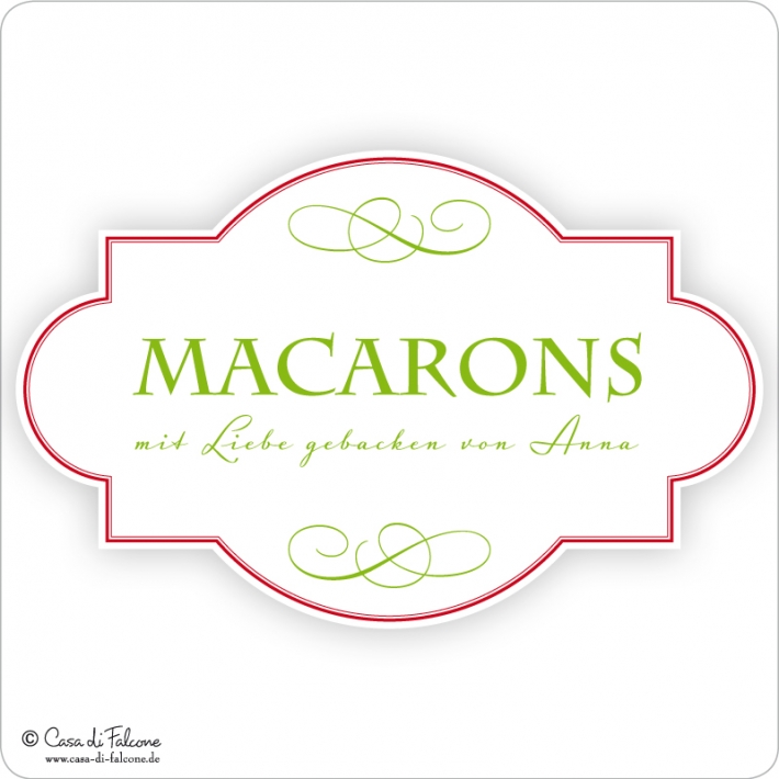 Aufkleber Macarons