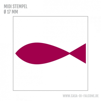 MIDI Motivstempel Fisch II