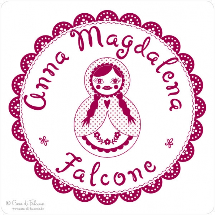 Namensstempel Matroschka