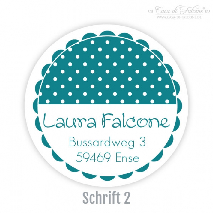 Aufkleber Polka Dots III
