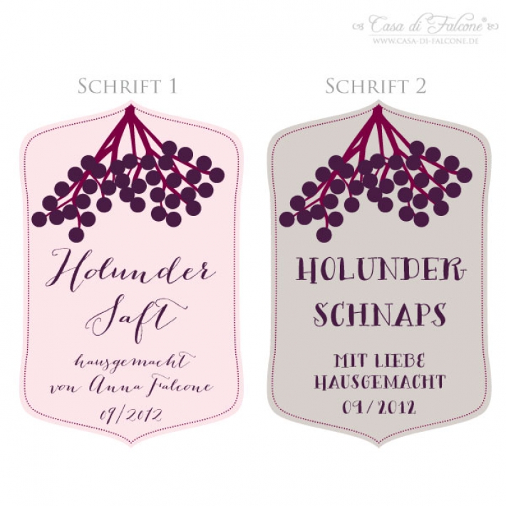 Aufkleber Holunder I