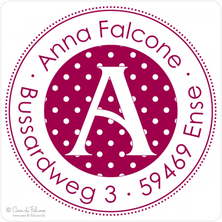 Adressstempel Dots I