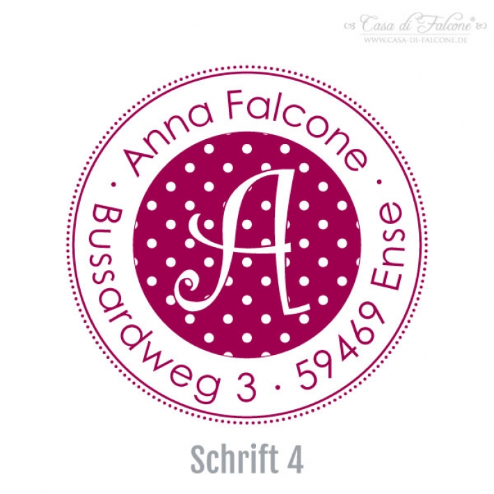 Adressstempel Dots I