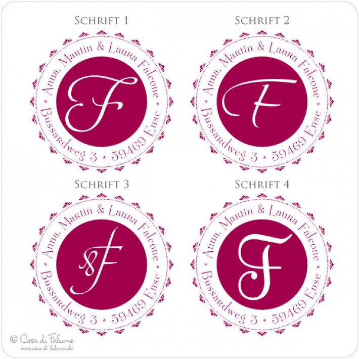 Adressstempel Initiale II