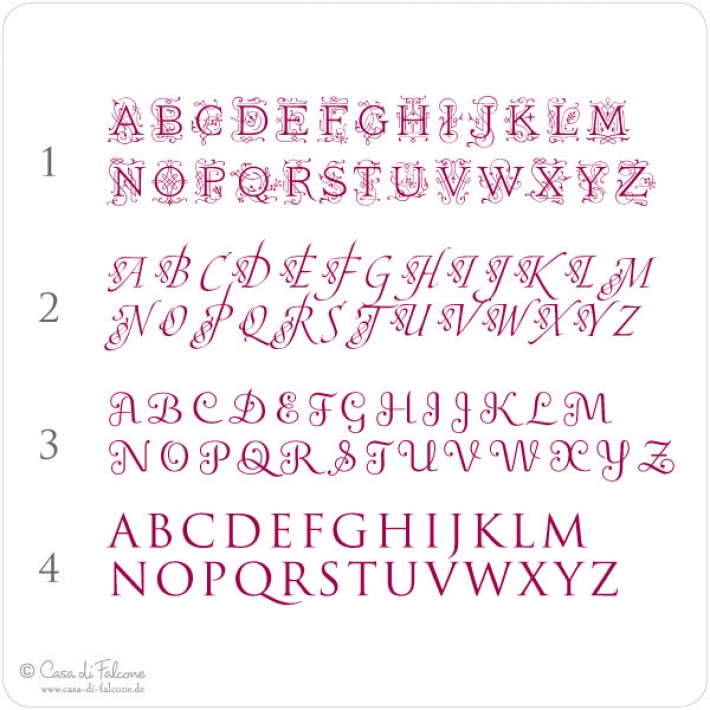Personalisierter Adressstempel Familie, Klassik