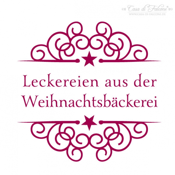 Motivstempel Leckereien - Weihnachtsbckerei