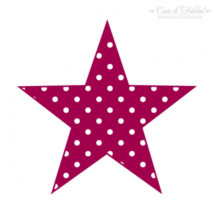 Motivstempel Star dots
