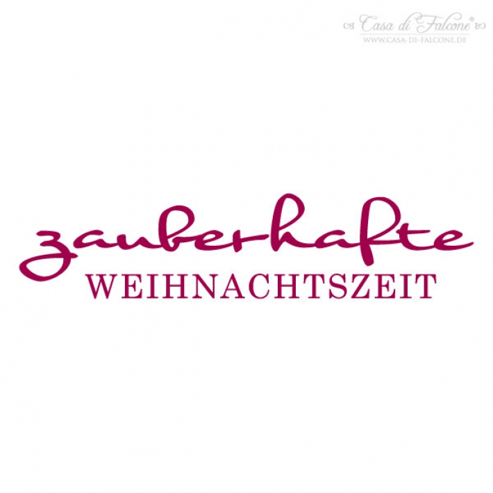 Textstempel zauberhafte Weihnachtszeit