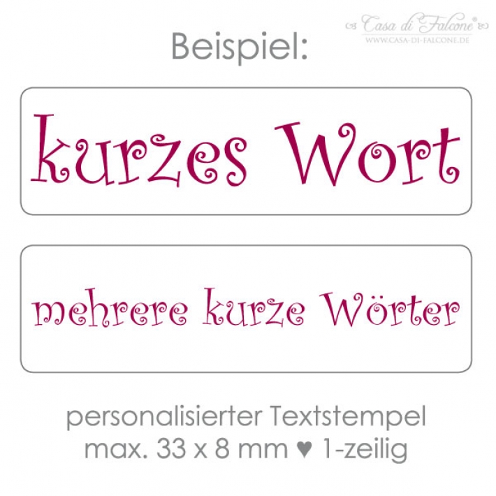 Textstempel 16