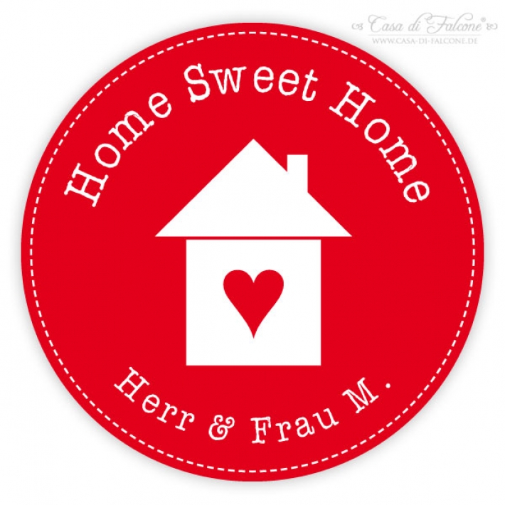 Aufkleber Sweet Home