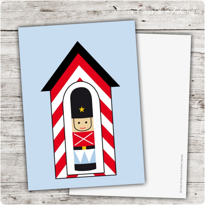 Postkarte Toy Soldier