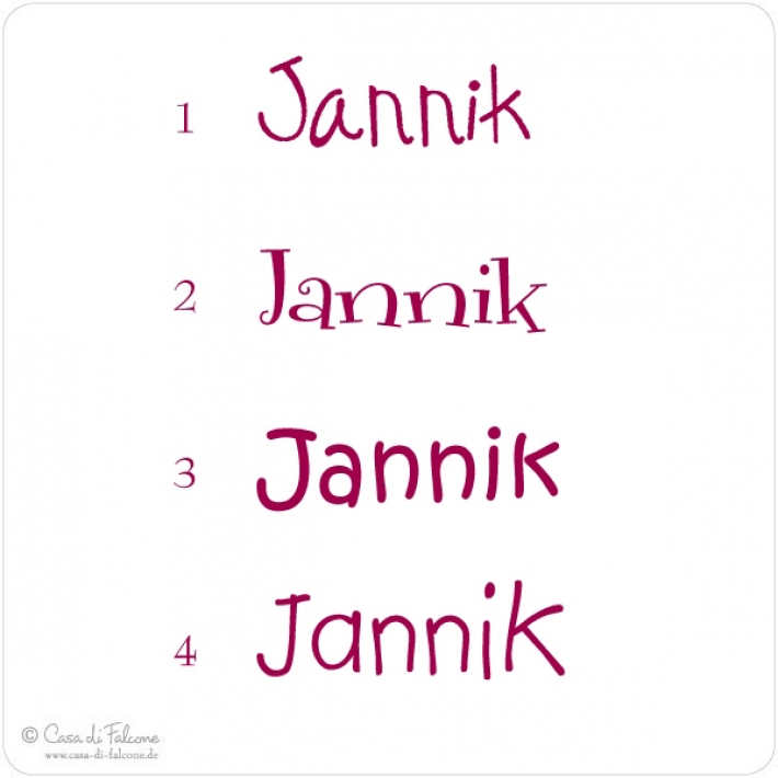 Kinderstempel Jannik