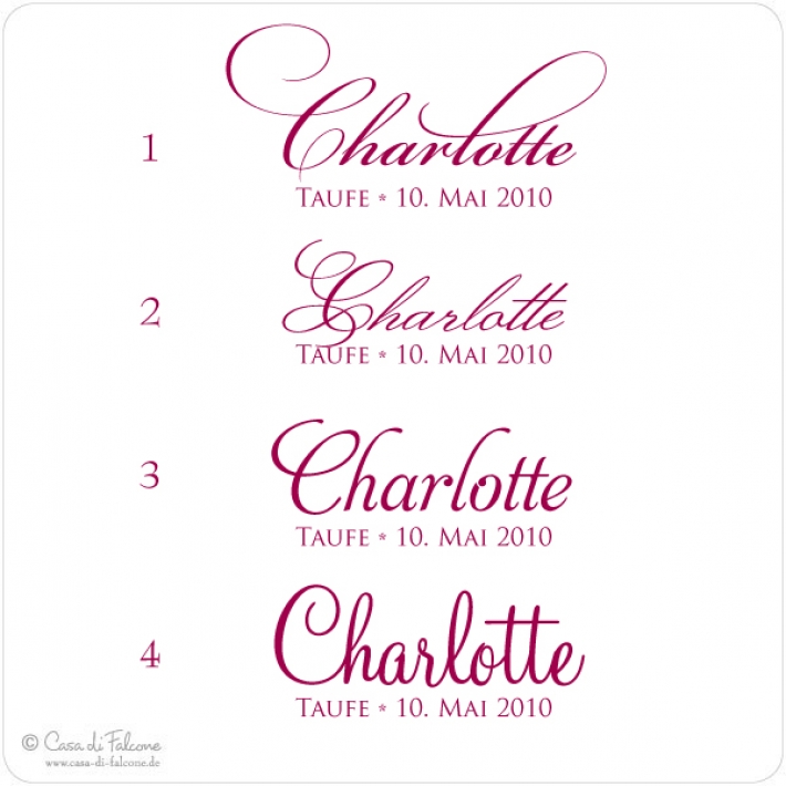 Taufstempel Elegance