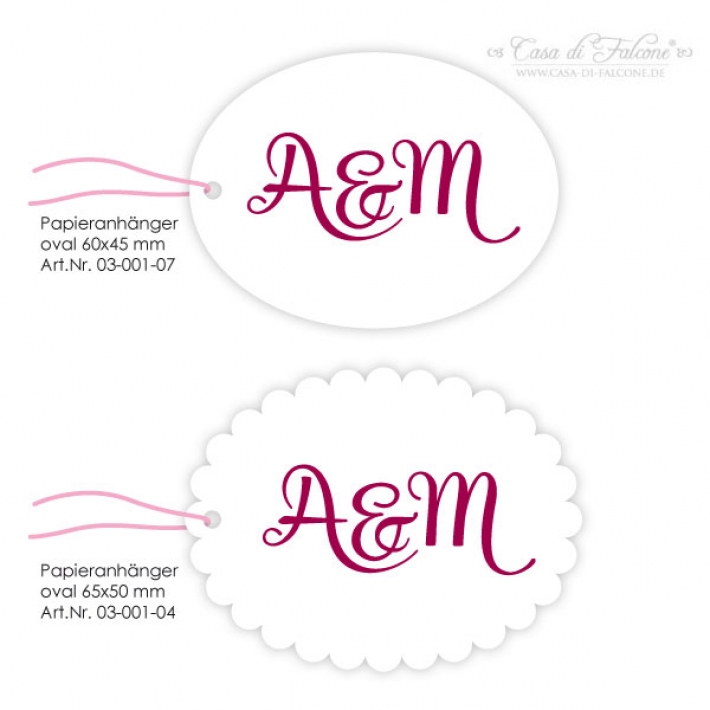 Textstempel - Klassik III - Initialen