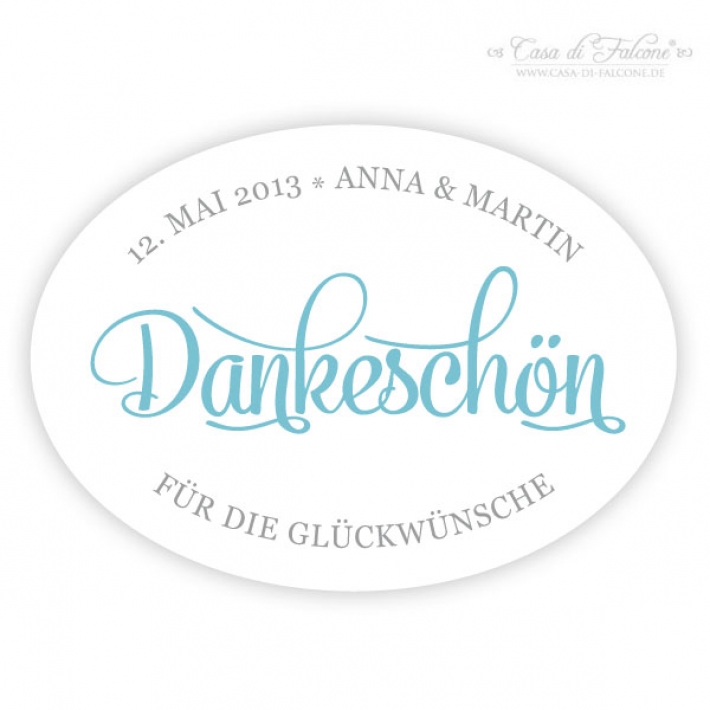 Personalisierte Hochzeit Aufkleber fr Gastgeschenke, Klassik
