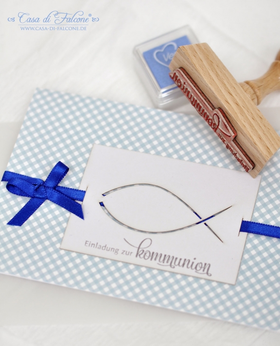 Stempel Einladung zur Kommunion Klassik III