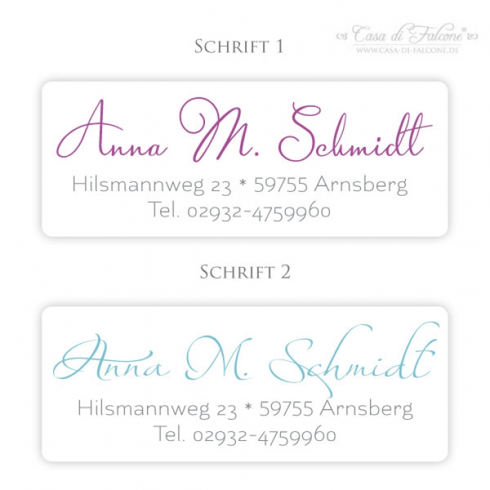 Aufkleber Kaligraphie I