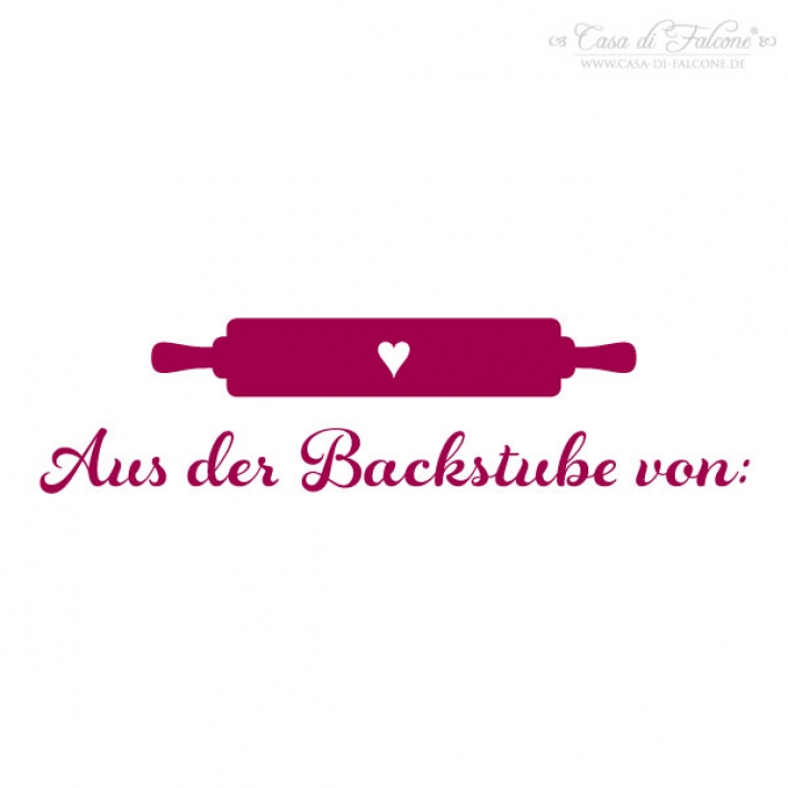 Motivstempel Aus der Backstube von
