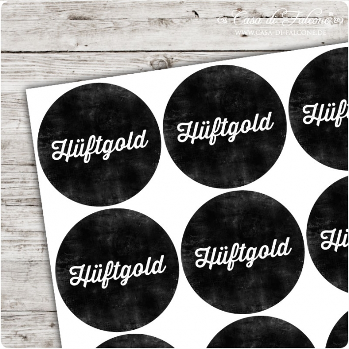 Motivaufkleber chalkboard Hftgold