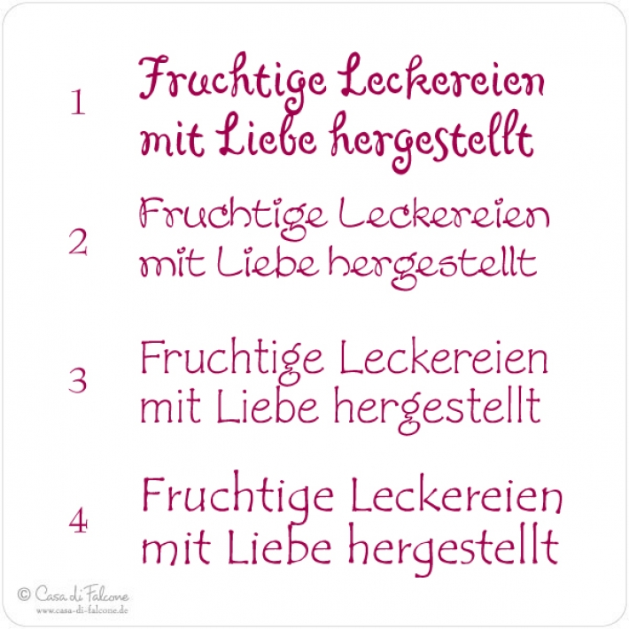 Stempel Frchtchen