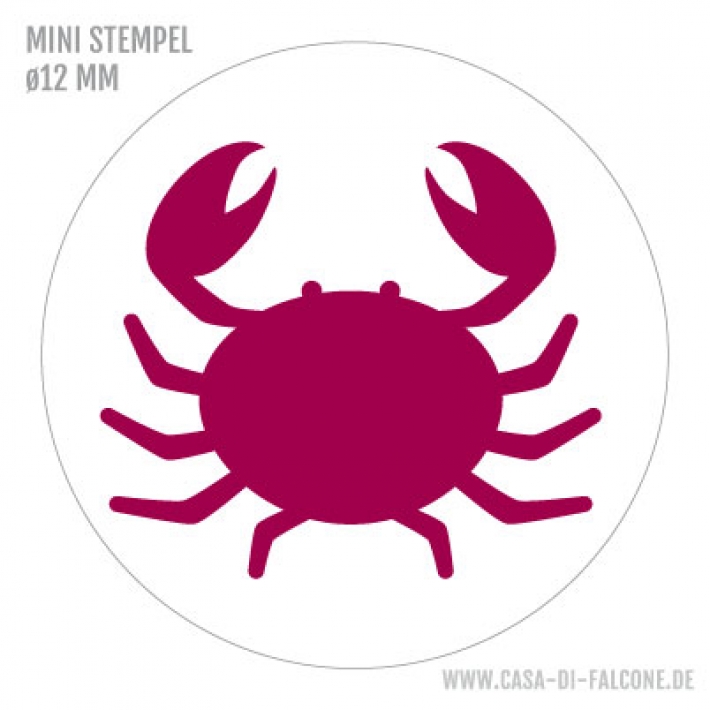 Mini Motivstempel Krebs
