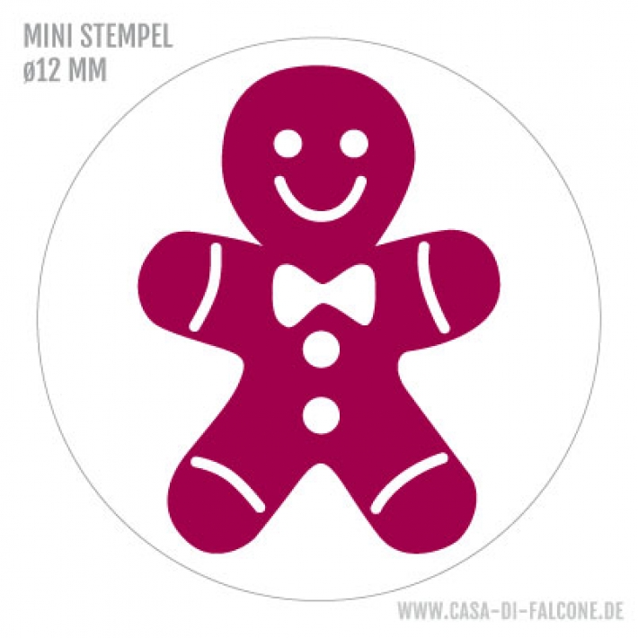 Mini Motivstempel Lebkuchenmann