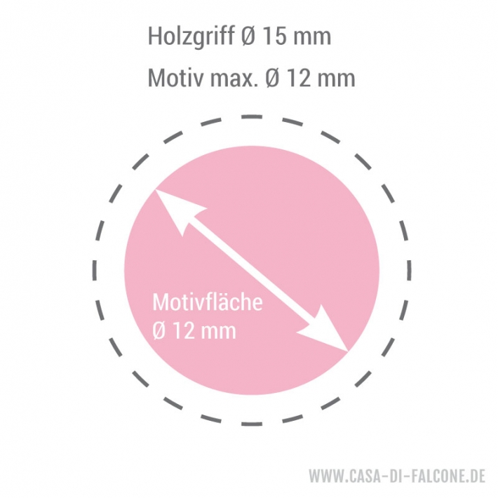 Mini Motivstempel Christbaumkugel