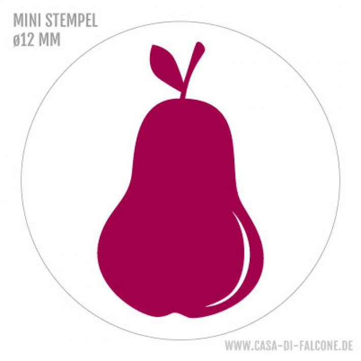 Mini Motivstempel Birne