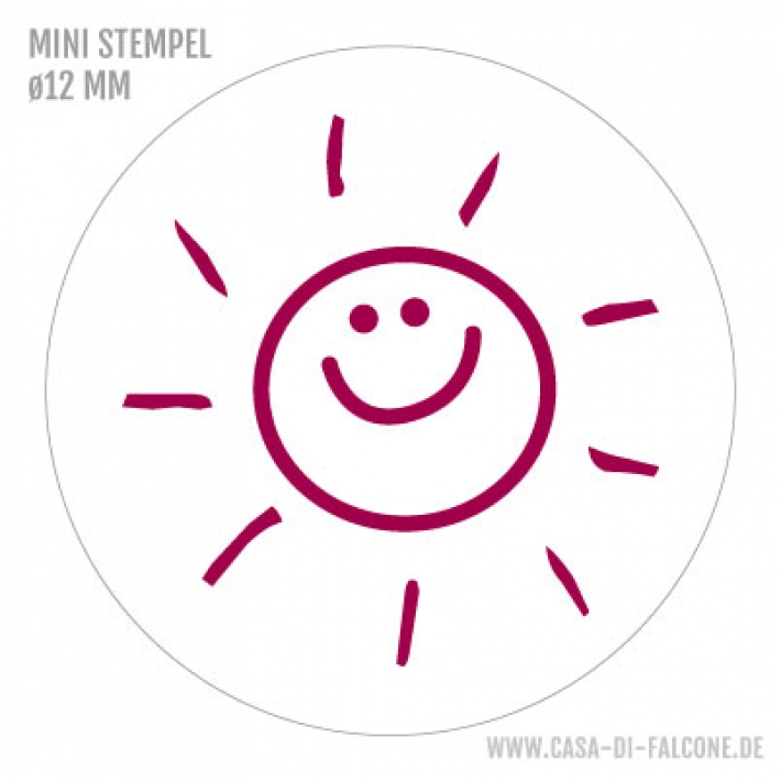 Mini Motivstempel Sonne