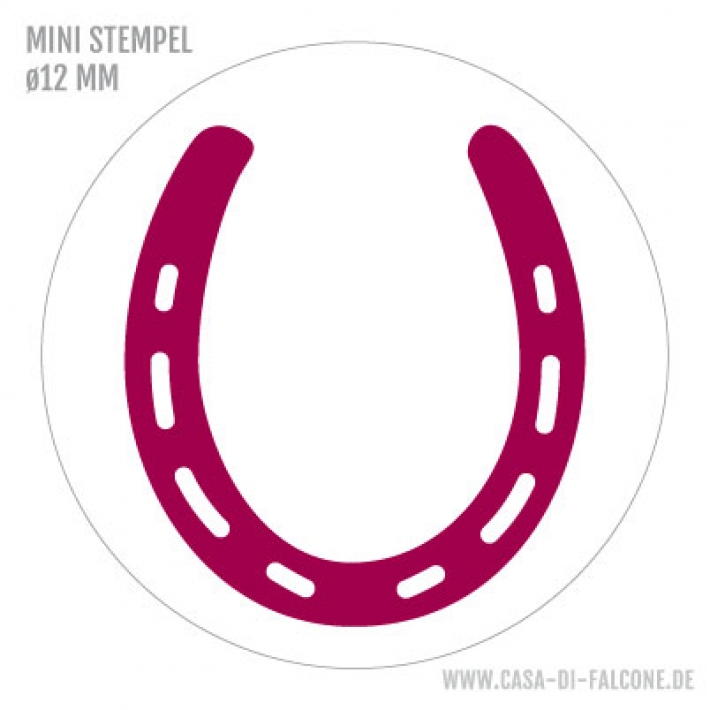 Mini Motivstempel Hufeisen