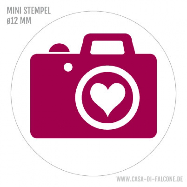Mini Motivstempel Kamera