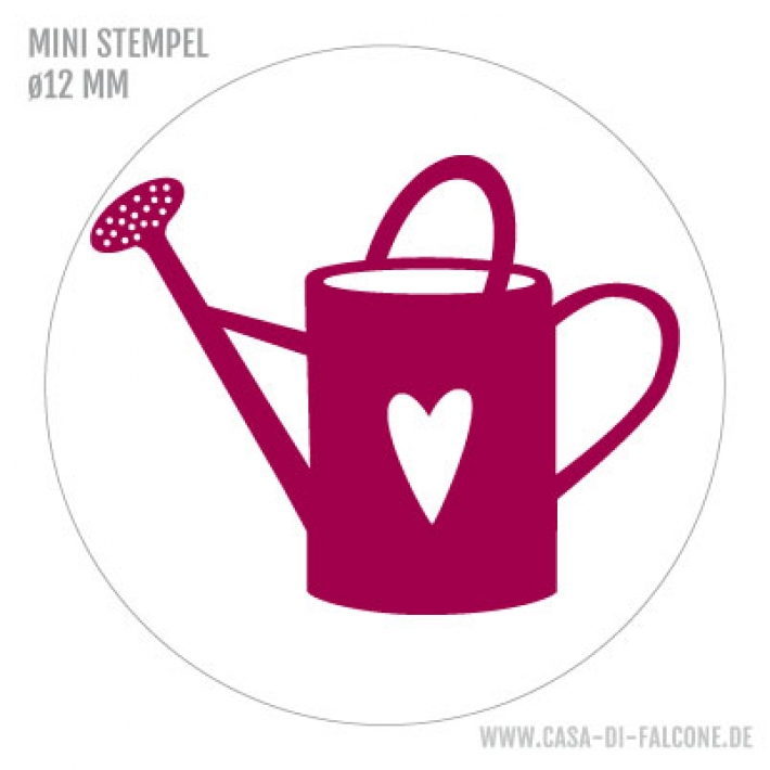 Mini Motivstempel Giesskanne