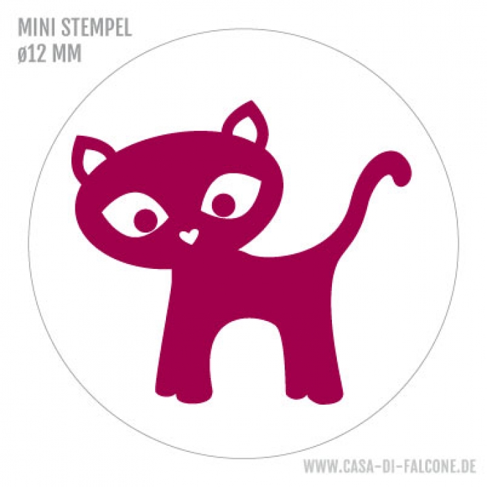 Mini Motivstempel Katze