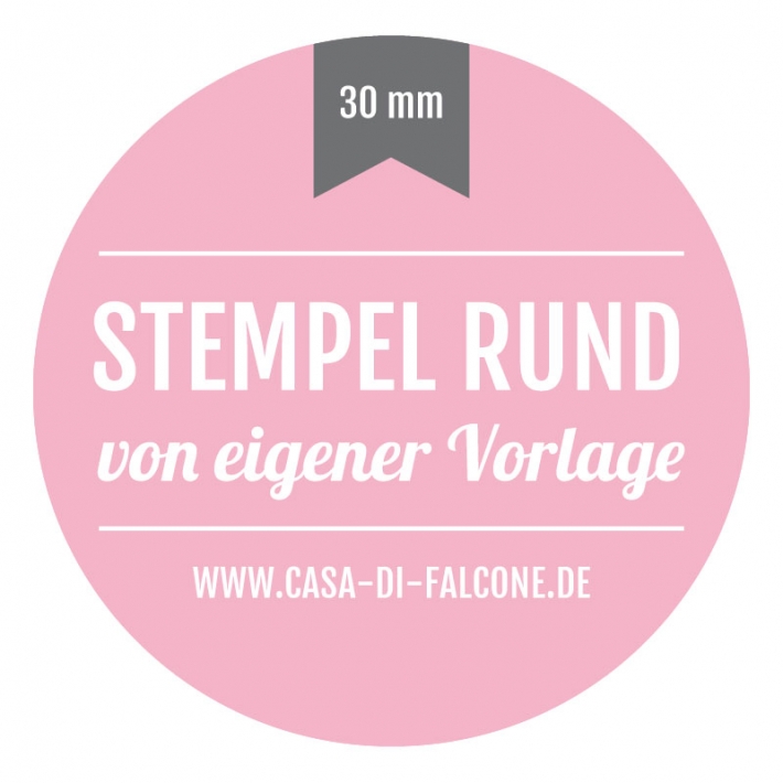 Stempel rund 30 mm