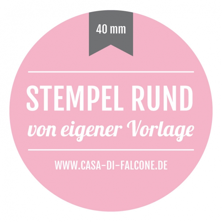 Stempel rund 40 mm