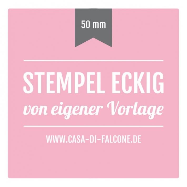 Stempel eckig 50x50 mm