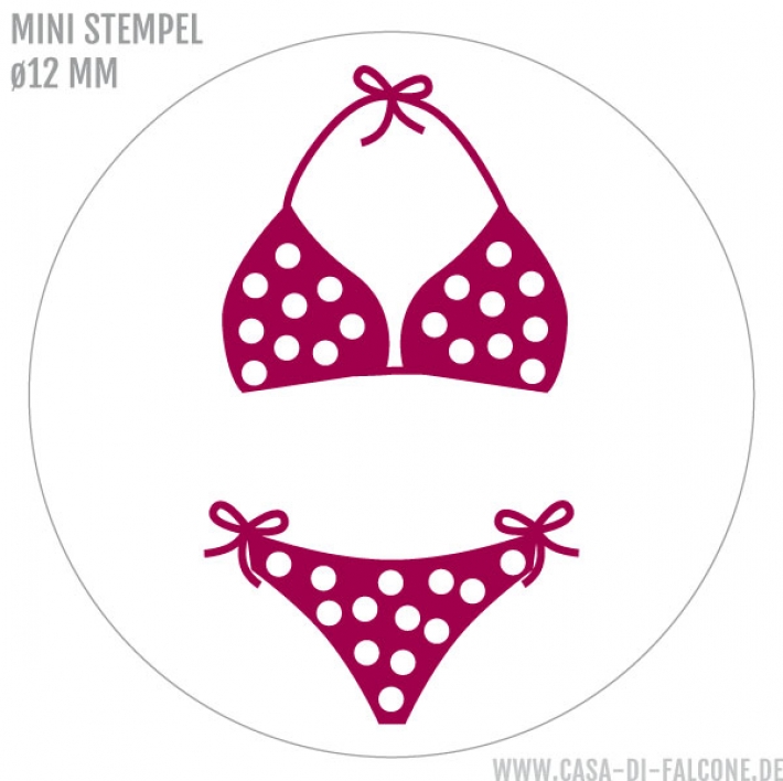 Mini Motivstempel Bikini