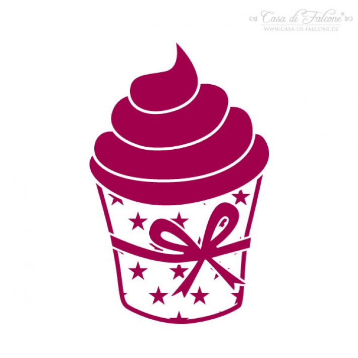 Maxi Motivstempel Cupcake Star