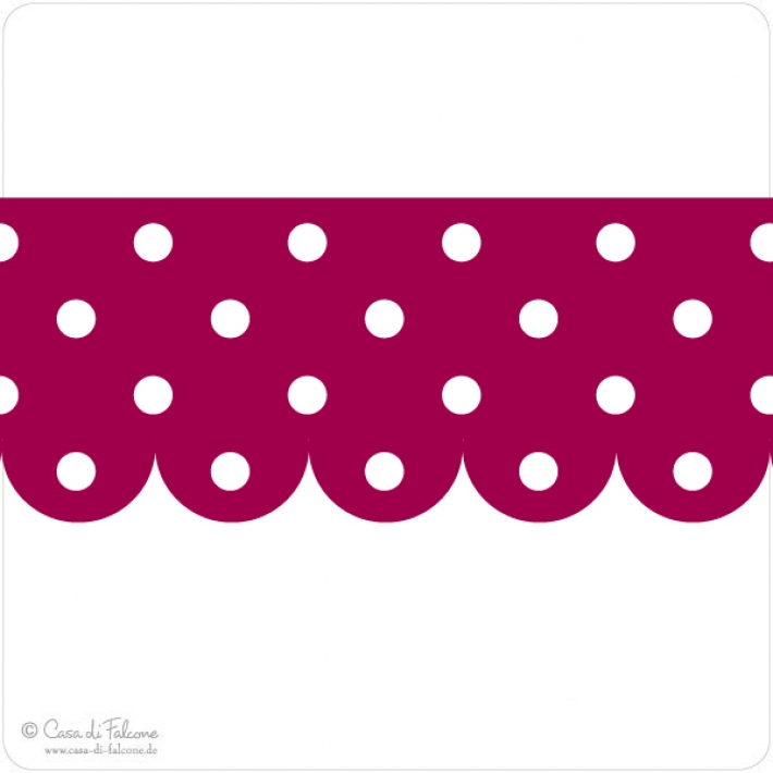 Bordrenstempel Dots negativ