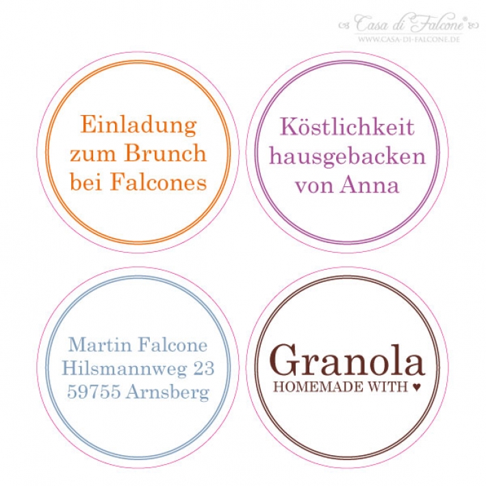 serif - Textaufkleber