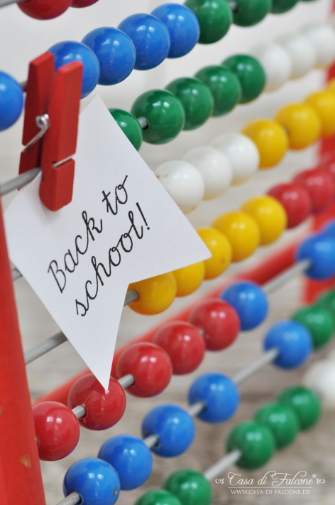 Textstempel Back to school