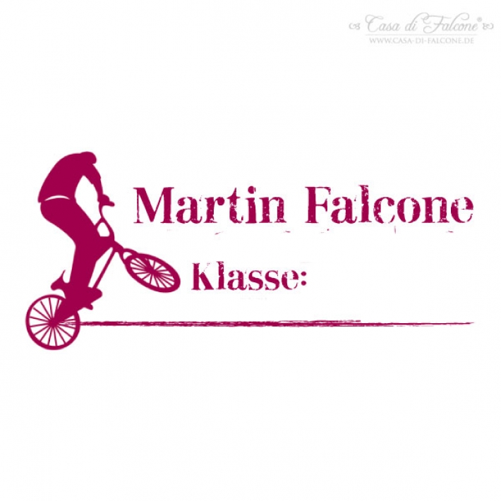 Schulstempel BMX Skater