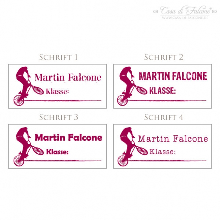 Schulstempel BMX Skater