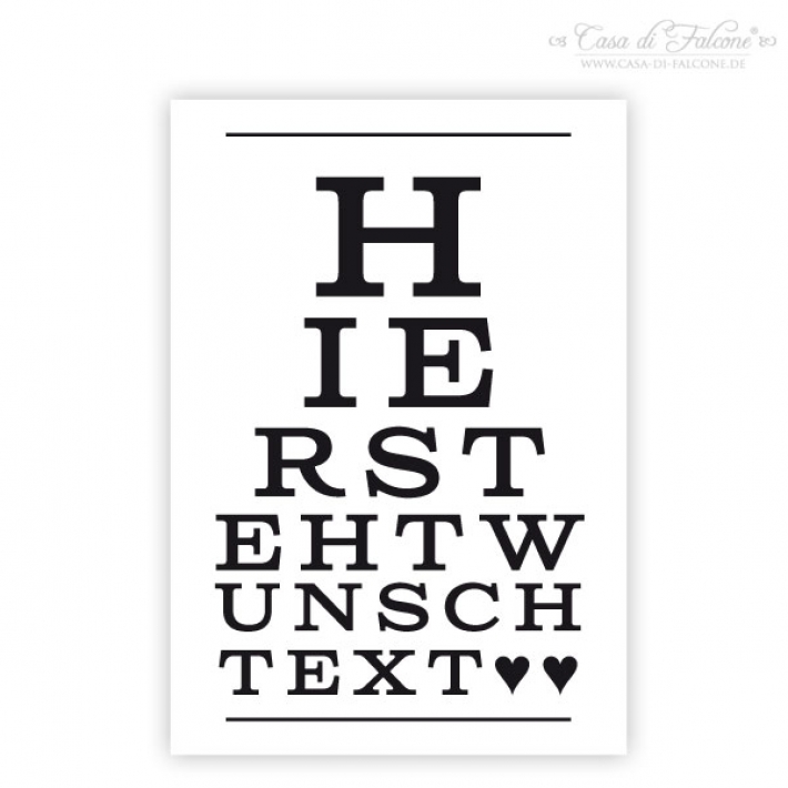 Textaufkleber TYPO Eckig No.1