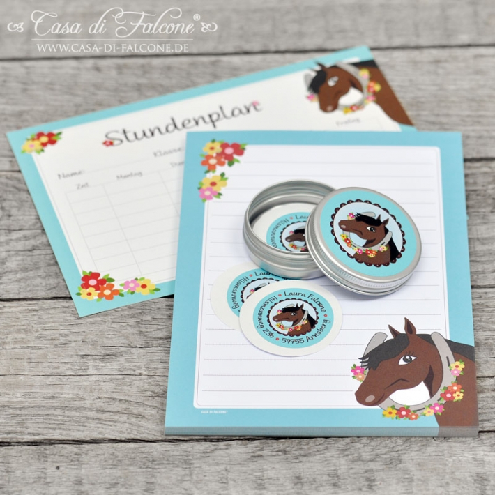 Schulanfang Starter-Set Pferd
