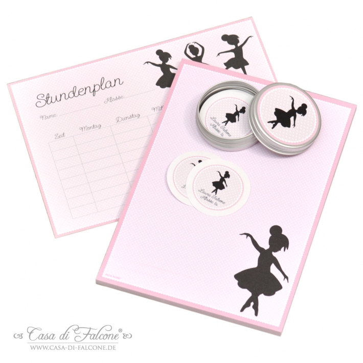 Schulanfang Starter-Set Ballerina