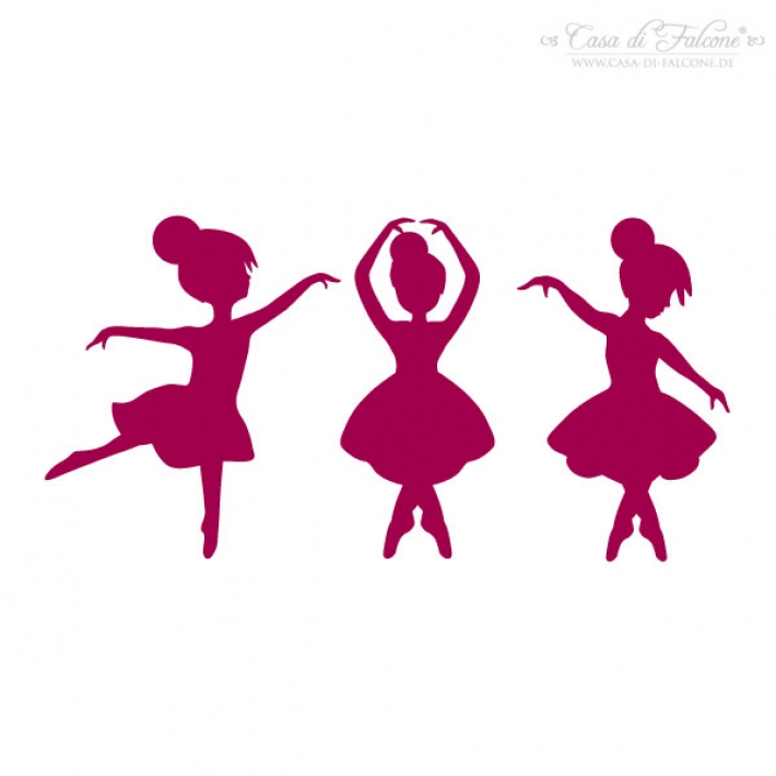 Maxi Motivstempel Ballerina Trio
