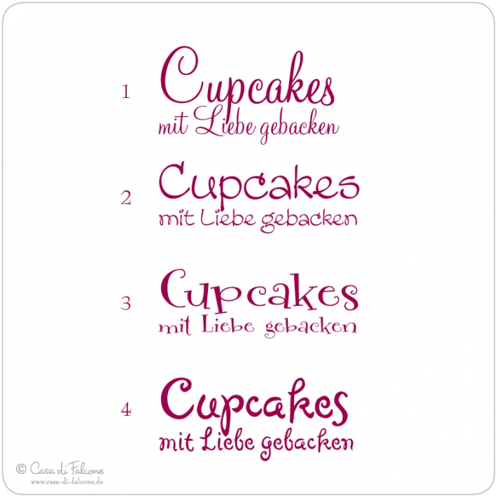 Aufkleber Cupcakes