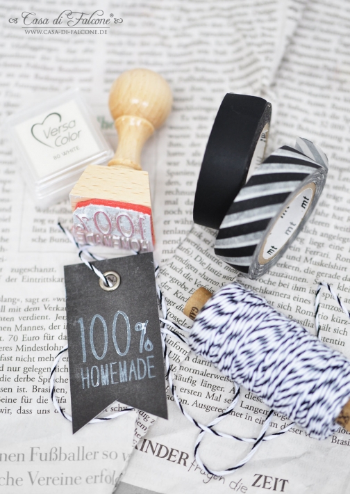 Textstempel Simple 100% Homemade